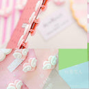 Love Wing Clip Photo Paper Notes Pink Clip DIY Photo Decoration Wall A4A1