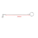 Quick Release Pin w/ 240mm Lanyard Marine 316 Stainless Steel - Bimini Top