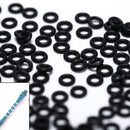 100Pcs Hunting Rubber O Ring Black Washer Flights Darts Arrow Tips AccessoriesOZ