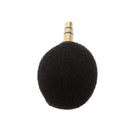 Mini Plug in Vocal Instrument Condenser Microphone 3.5mm Mono TS Plug Black