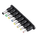 8 in 1 Set 8pcs Universal AC DC Power Adapter 2pin Plug Charger Tips for PC