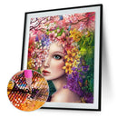 Flower Fairy Painting Embroidery DIY 5D Diamond Cross Stitch Home Crafts