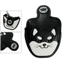 Cartoon Design Golf Mallet Putter Head Cover Protective Headcover, Polyurethane