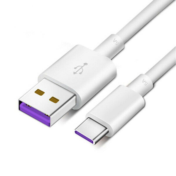 2pcs Fast Charging USB C Cable 5A Super Charge USB Type C For Huawei P20/ JBC