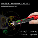Non Contact Voltage Tester Pen Adjustable Sensitivity LCD Flashlight AC Detector