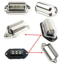 2pcs Car License Plate Light 12-24VÃ‚Â Truck Trailer 6LED Tail Step Side Lamp