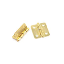 10Pcs Kitchen Cabinet Door 4 Holes Drawer Hinges Jewelry Box Furniture  Z 3C