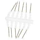 12pcs Bait Spikes with Silicone Ring for Carp Fishing Hair Rigs Hooks 15mm