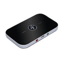 DC 5V/0.5A Heavy Duty 2-in-1 Bluetooth 5.0 Transmiter and Receiver A2DP Black