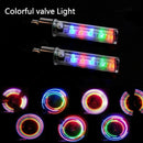 2 PCS LED Hot wheels Bicycle Motorcycle Car Bike Tyre Tire Valve Lamp Multicolor