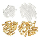 400x 4mm Male & Female Bullet Terminals Wire Connector w/ Insulating Sleeves