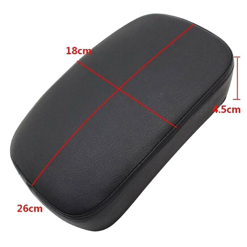Rear Fender Passenger Pillion Pad Seat 8 Suction Cups For Motorcycle Custom. FT