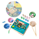 32pcs Wooden Magnetic Fishing Game Play Set Family Fun Magnetic Montessori Toys