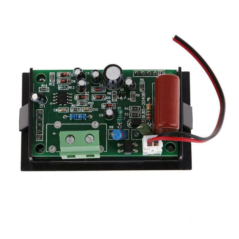 AC80-300V 100A Display LED Digital Voltmeter Ammeter Volt Amp Panel Black