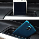 Black Front Row Door Side Storage Box Handle Pocket Armrest Phone Container
