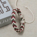 DIY Handmade Weave Rope Bracelet Colorful Ethnic Bangles Jewelry (Style 2) A
