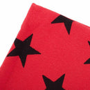Kids Boys Girls Stars Patterns Soft Cute Knit Hat Beanies Cap red