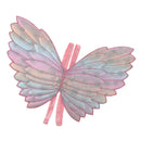 Girls Pink Butterfly Wings Fairy Shawl Cape Fancy Pixie Princess Dress Props