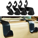 2Pcs Car Back Seat Headrest Hanger Holder Hook Hand Bag Purse Grocery-Cloth