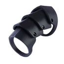 Gothic Punk Rock Joint Long Armor Knuckle Finger Ring 18mm - Black
