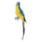 4 Pieces Realistic Feathered Parrot Birds Statue Indoor Outdoor Garden Art