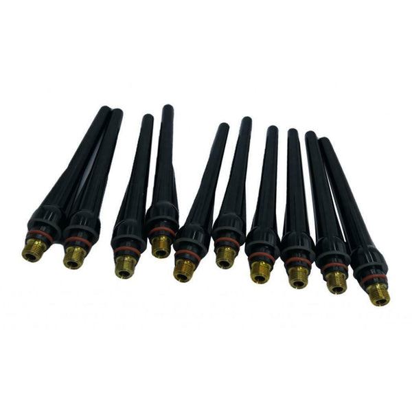 10Pcs/Set Long  Back Caps 41V24 for TIG Welding Torch WP-9 WP-18 WP-26