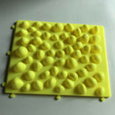 Reflexology Pebbles Foot Massage Pad Toe Pressure Plate Shiatsu Yoga Mat YE