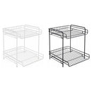 Double-Layer Tableware Storage Rack Holder Shelf Dish Drain For Kitchen Sto