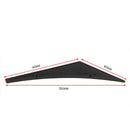 4 Front Bumper Lip Diffuser Splitter Fins Body Spoiler Canards Valence Ch LJZ