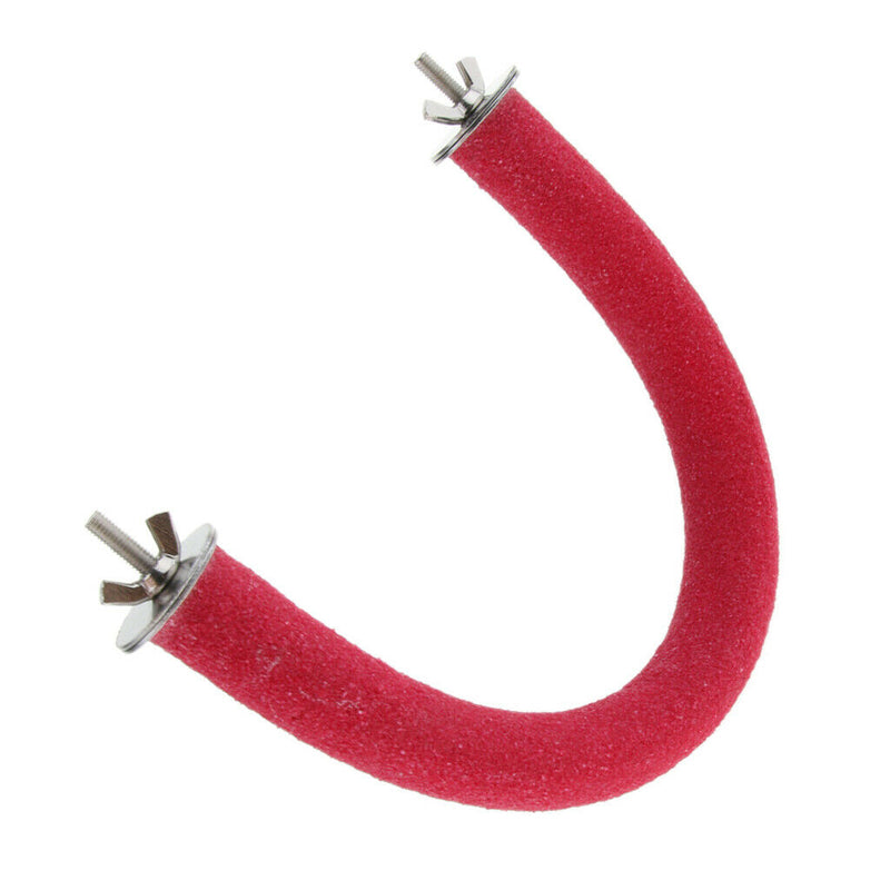 Bird Perch Nature Wood Stand for Small Medium Large Parrots - 2 Pcs Different