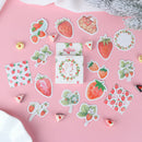 Strawberry Cheese Journal Decorative Stationery Stickers Scrapbooking  Album JR