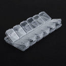 12 Grids Tool Jewelry Storage Box Portable Mini Kit Double Rows Box Display A