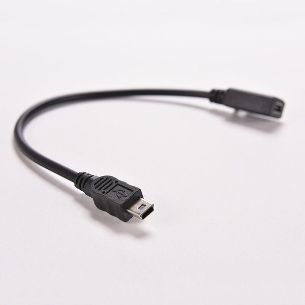 Mini Usb 5Pin male plug to female jack extension data adapter cord cable 25CWT3C