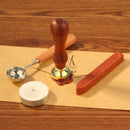 Wax Seal Stamps Wooden Handle Sealing Wax  Letter Decoration (Love Wedding) A