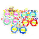 Cartoon funny party paper glasses happy birthday theme party supplies decor â„–[