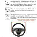Universal Leopard Print Soft Plush Elastic Car Steering Wheel Cover New G9F C4L2