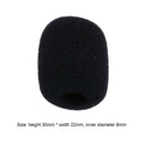 Universal Soft Elastic Sponge Microphone Head Cover 15pcs for Headset Sleeve Mic
