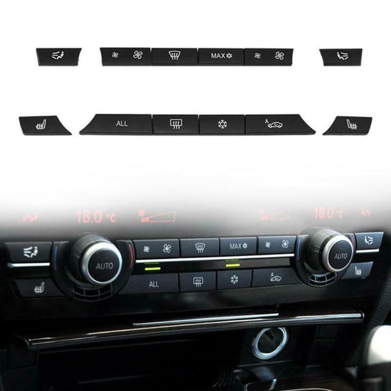 12Pcs Car Auto Air Conditional Button Key Caps A/C Heater Switch Kit Car-St H1P7
