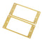 2 Pcs Metal Flat  Pickup Mounting Ring Set For Electric Guitar Spare Part - 2mm