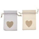 Burlap Jute Drawstring Bags Drawstring Pouch Gift Bags 10 Pieces For  Household
