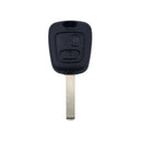 Key shell of 2 button emote control Car key ShelL + Blade Kit For PEUGEOT 3 G1L2