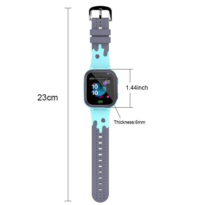 2Pcs Children Kids Tracker Smart Watch Phone Camera SOS Call for Age 4-12
