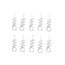 100Pcs/bag Fishing lure 14mm Fishing Spiral Fishing Bait Steel Fishing Spring FT