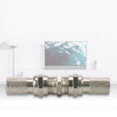 For extending WF65 twin satellite cables, Kit contains 4 F-type connectors