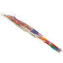 5X(9 colorful thread friendship bracelets woven Hippie U2G5)