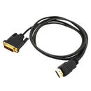 1 Piece Adapter Cable HDMI to DVI, Male to Male Cable with 1080P-1.8m for