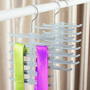 Fishbone Necktie Tie Belt Belts Hanger Rack Shawl Scarf Organizer. Holder C V9O6