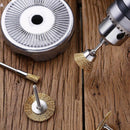 60Pcs Mini Wire Brush Wheel Cup Steel Wire Brush Set Shank For Power Rotary