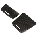 Carbon Abs Center Storage Box Panel Trim Ashtray Cover Car Stickers for Mer