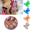 Curve Nail Pinching Clips Tool Multi Function plastic Nails Random Color(Bl K6R5